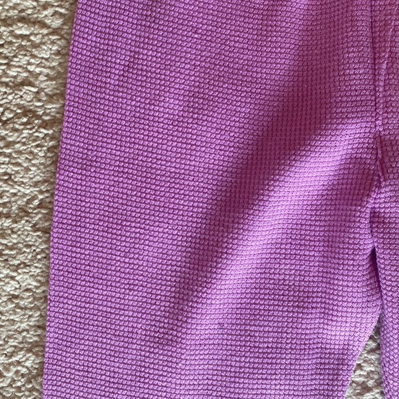 Miss popular size 10/12 purple leggings, waffled texture - Picture 2 of 3